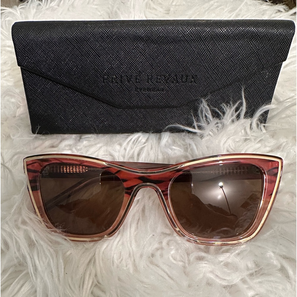 Privé Revaux Real Drip Sunglasses Brown Marble